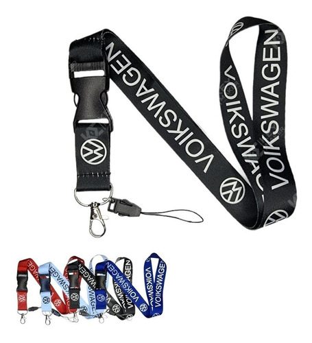 Lanyard Volkswagen Llavero Para Autos Y Más