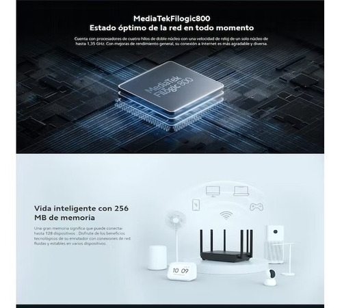 Router Xiaomi Doble Banda Ax3200 Wi-fi 6 4x4 Mimo / Mesh