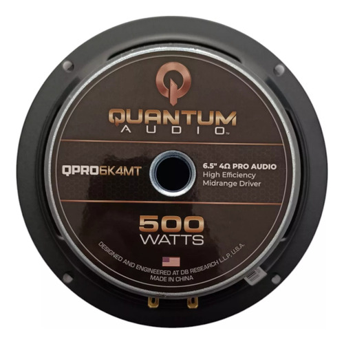 Set De Medios Quantum Qpro6k4mt 6.5 Pulgadas 500w Max