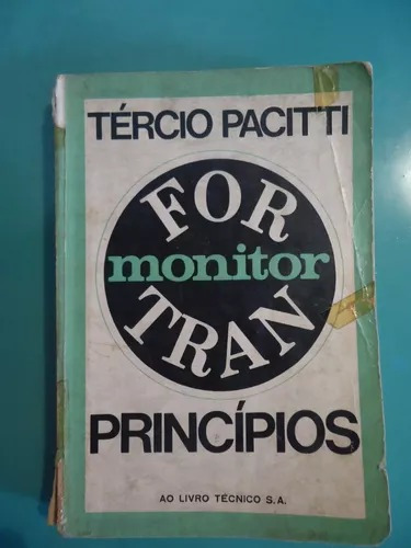 Livro Fortran - Monitor: Princípios Tércio Pacitti (Usado)