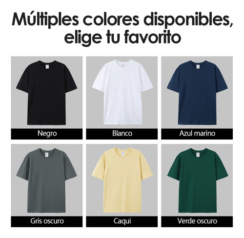 Camiseta De Color Sólido De Cuello Redondo Para Hombre