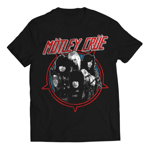 Camiseta Oficial Motley Crue Heavy Metal Power Rock Activity