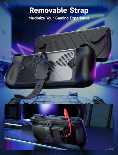 Funda Jsaux Modcase Para Rog Ally X Con Carcasa Frontal Desm