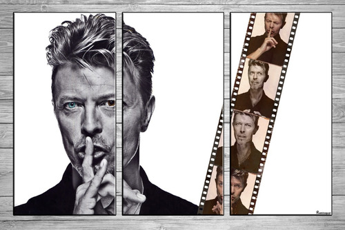 Posters Musicos David Bowie Pink Floyd Cuadros 90x57 Cm H5