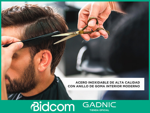 Cortadora De Pelo + Patillera Eléctrica +tijera Gadnic Gold