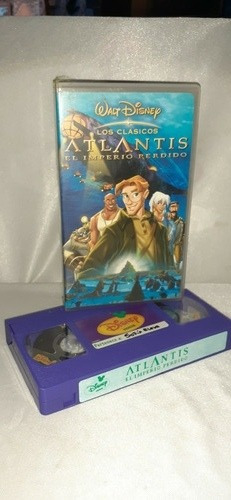 Antiguo Vhs Atlantis El Imperio Perdido Walt Disney En Españ