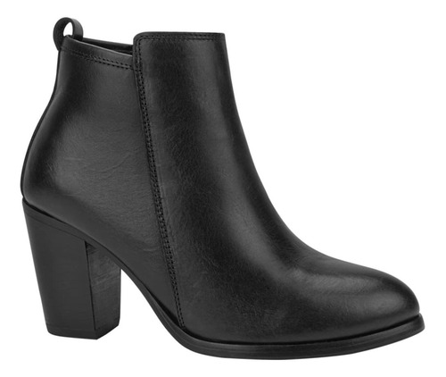 Bota Dama Tierra Bendita Deluxe 2345 Tipo Texano En Negro