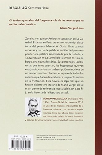 Conversación En La Catedral (contemporánea), De Vargas Llosa, Mario. Editorial Debolsillo, Tapa Libro De Bolsillo En Español