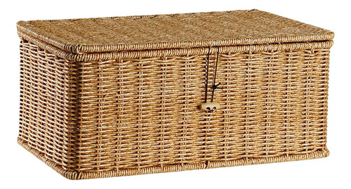 Cesta De Almacenamiento Con Tapa De 29cmx21cmx15cm