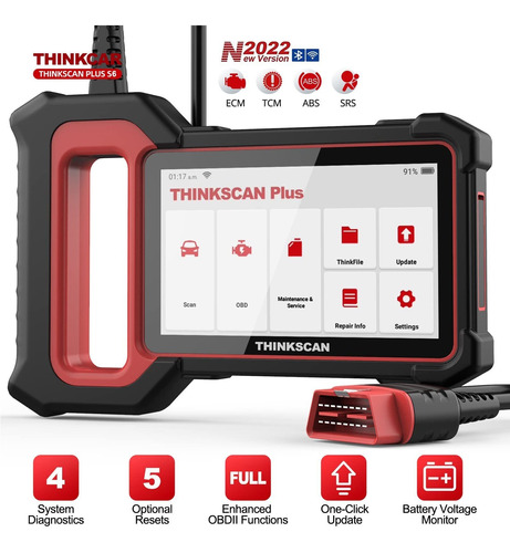 Thinkcar Obd2 Scanner Thinkscan Plus S6,4 Diagnostico Abs 5