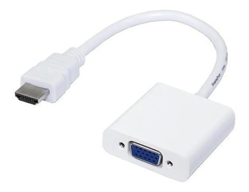 Convertidor Hdmi A Vga Cable Adaptador Para Pc Notebook Play Xbox Tv Box A Monitor