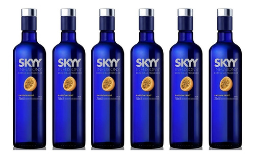 Vodka Skyy Sky Passionfruit X750cc Caja X6