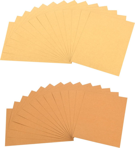 Papel Adhesivo Color Kraft Café Claro Y Oscuro A4 100 Hojas Color Kraft Oscuro