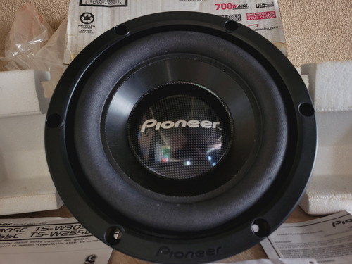 Subwoofer Pioneer 10 Ts-w255dvc Sem Uso Ñ Impp Preto (Usado)