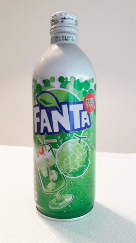 Lata Botella Metalica Fanta Melón Japon (Usado)