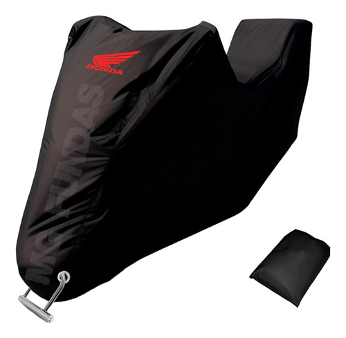 Funda Cubre Moto Honda Xr 250cc Tornado Con Baul Top Case 