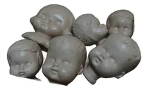 Comprar Cabeças De Bonecas Antigas De Plástico Lote Com 6 Peças