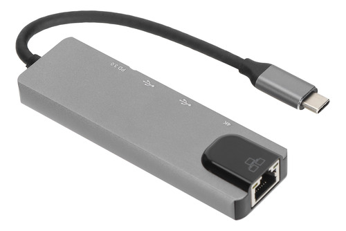 Estación De Acoplamiento Tipo C 5 En 1 Con 2 Usb Hd Multimed