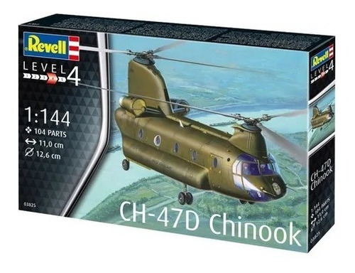 Revell Helicoptero Ch-47d Chinook 1/144 Supertoys 