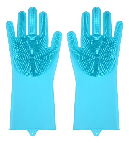 Guantes De Silicona Con Cerdas, Impermeables Y Resistentes A