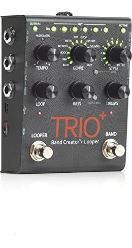 Creador De Bandas Y Looper Digitech Trio+ Con Fs3x, Cables