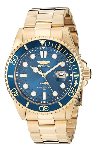 Invicta Pro Diver - Quart Para Hombre (43 Mm, Tono Dorado, A