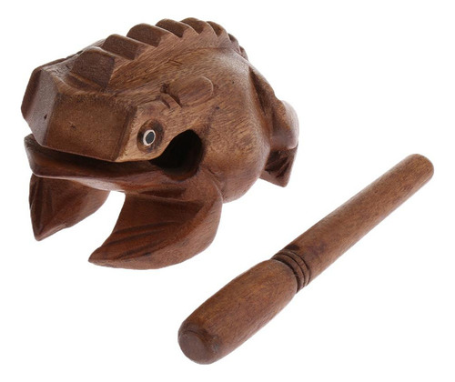 Instrumento De Percusión De Rana De Madera Medio