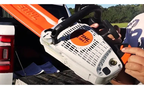 Motosierra Stihl Ms 194 T Blanco Y Naranja