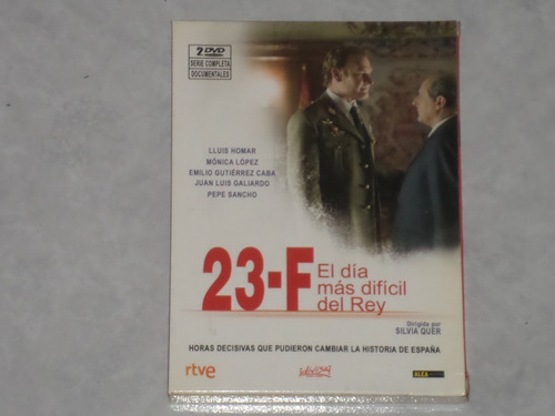 23-f El Dia Mas Dificil Del Rey-serie Y Documentales-2 Dvd's