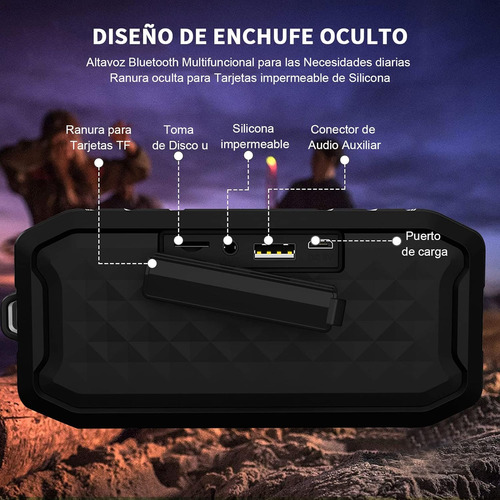 Bocina Bluetooth Portátilaltavoz Bluetooth Inalámbrico Mini