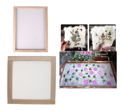 Juego De Pantalla De Marco De Madera Para Hacer Los 20x20cm