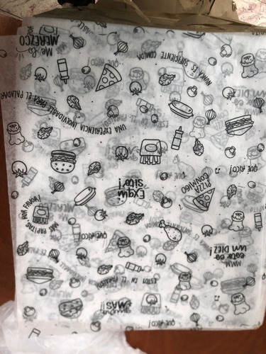 Papel Parafinado Hamburguesa - 30x40cm 5kg- 1100 Hojas Aprox