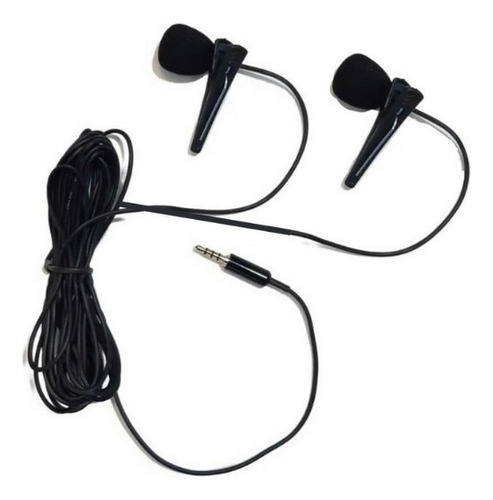 Microfone De Lapela P/ Celular P3 New Live Entrevista 02 Mic Cor Preto
