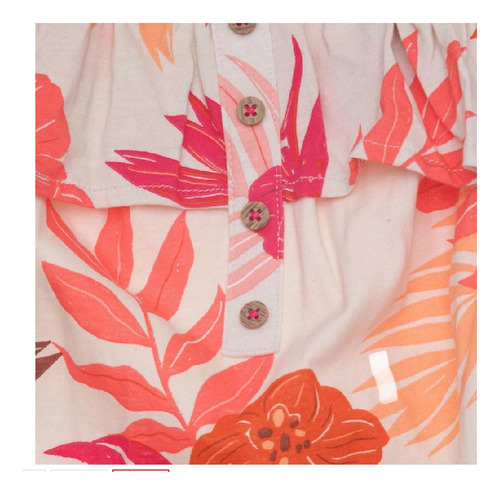 Carters Mameluco Romper 2 Piezas Niña Bebé Primavera Verano Girasol Y Tropical 12m