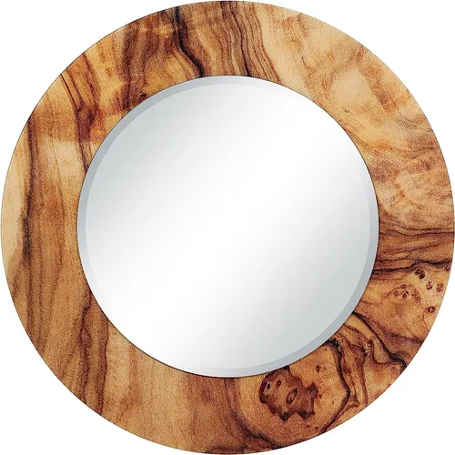 comprar Empire Art Direct Bosque Espejo Biselado Redondo En Vidrio D