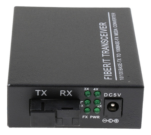 Transceptor De Fibra Óptica Ethernet Media Converter Para