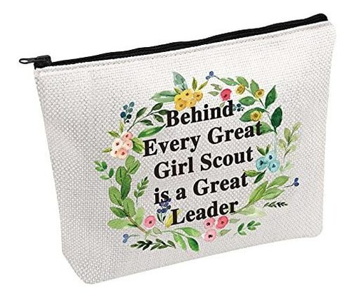 Cosmetiquera - Regalo De Líder De Girl Scouts Detrás De Cada