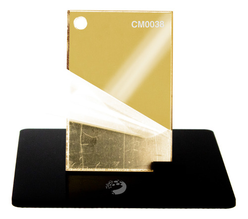 Lamina De Acrílico Espejo Dorado 60x80 3mm Color Make Cm0136