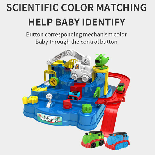 Set De Coches De Carreras Mechanical Adventure Para Niños Pe