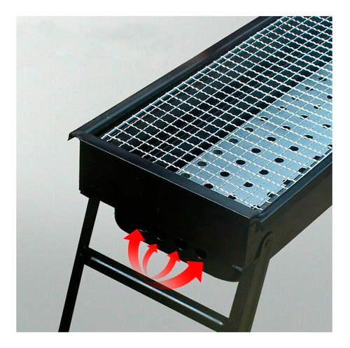 Imagen 8 de 10 de Brasero Parrilla Barbacoa Portátil Para Camping Oferta