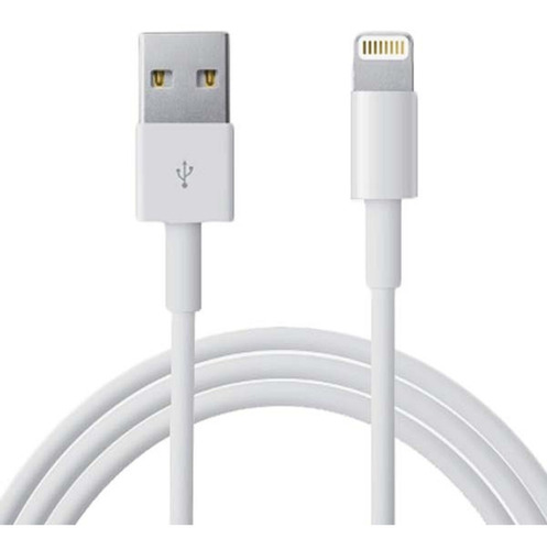 Cable Usb Blanco Para iPhone 5 5s 6 6+ 7+ Tienda Fisica