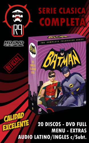 Batman 66 Serie Clasica Completa Oficial Latino 21 Dvds