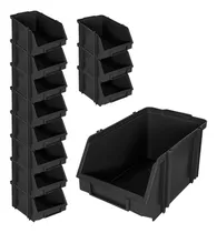 Comprar Kit Com 12 Gaveteiros Plástico Organizador Bin Nº 7 - Preto