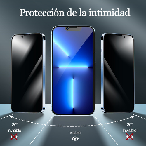 3 Pz Mica Premium De Cristal Templado Para iPhone 13 Pro Max
