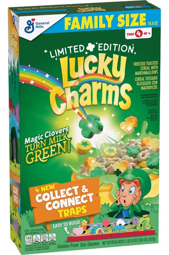 Cereal Lucky Charms Saint Patricks Family Size Importado
