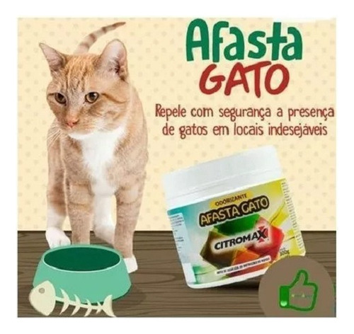 2 Afasta Gato Gambas Pastilha Repelente Espanta Não Tóxico