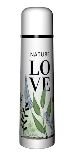 Termo Bala 750ml Acero Inoxidable - Love Nature