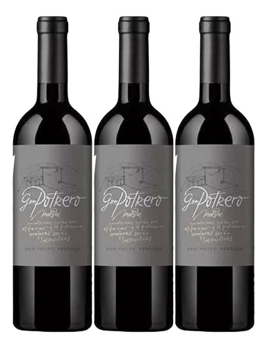 Vino Gran Malbec De Potrero X3 -  Oferta Celler