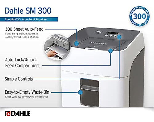 Trituradora de Papel Dahle 35314 Automática.