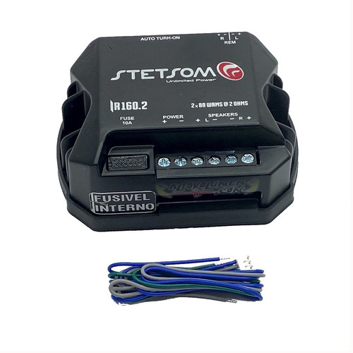 Imagen 4 de 6 de Potencia Stetsom Linea Iron Ir160.2 160 Rms 2 Canales Ir160